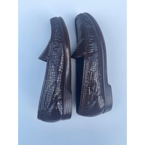 SAS Women's Simplify everyday Slip On Loafer Brown supple leather size 8m pre-ow - Picture 12 of 16